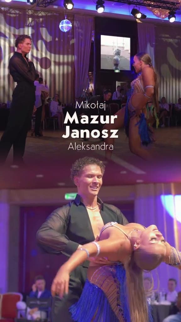 Aleksandra Janosz i Mikołaj Mazur w tańcu